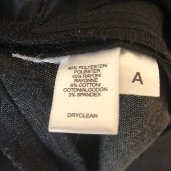 Charcoal Loft Marisa size 4 pants - Picture 6 of 8